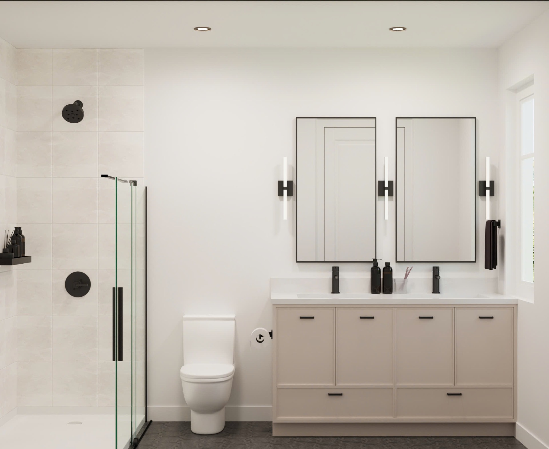 Cedar Village ensuite bathroom