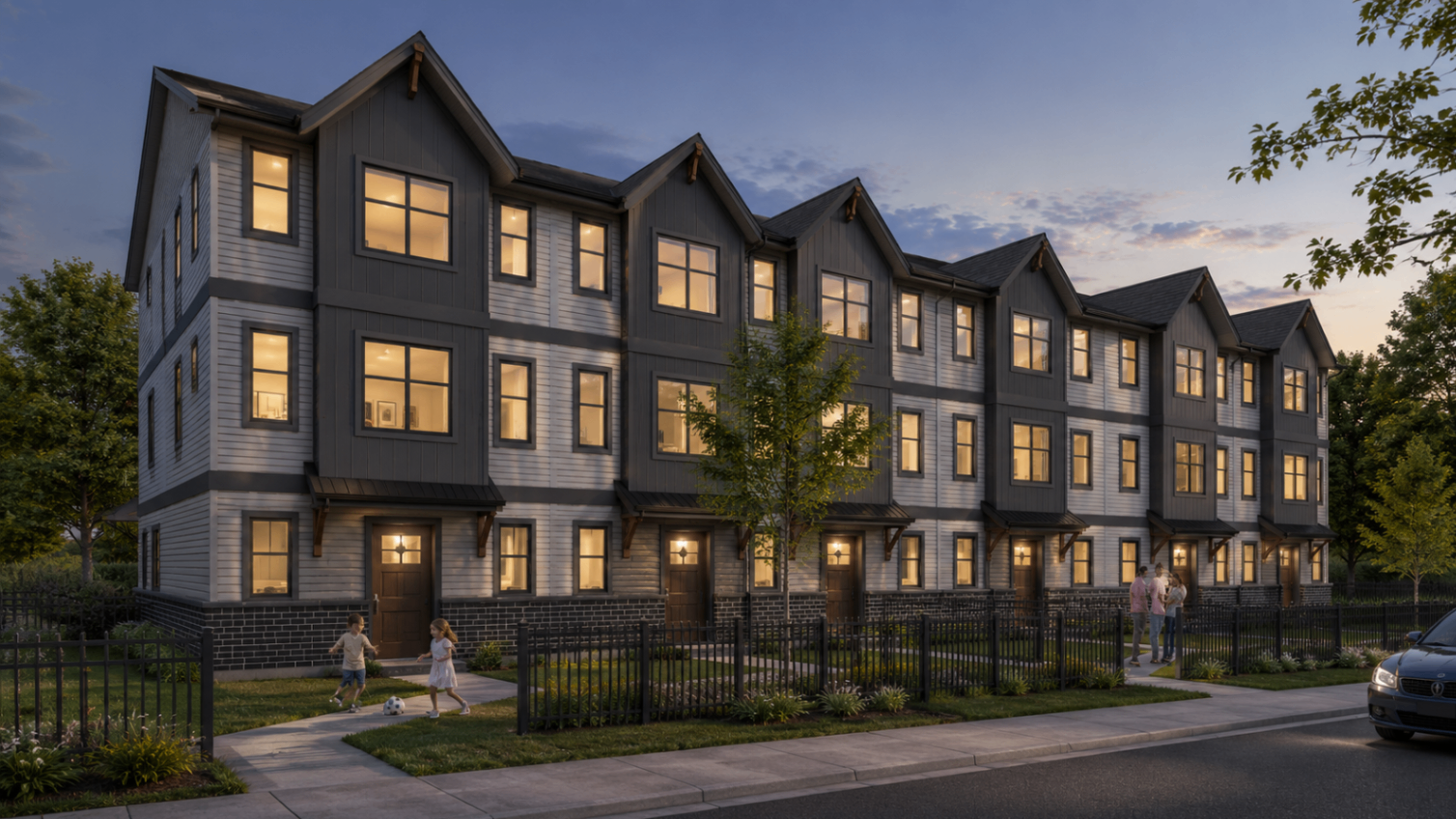 Evening Curb Appeal